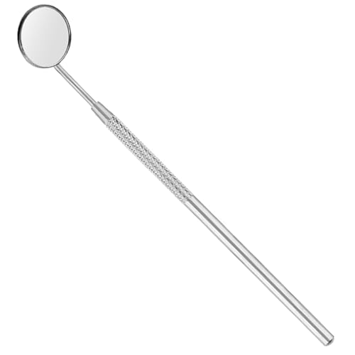 Dental Mirror for Teeth Dentist Tools Stainless Steel Hand Mirrors with Handle Dental Assistant Accessories for Gums Cavities Tongue Inspection Easy to Clean Rustproof High Details