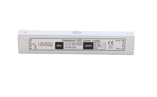 Alimentation étanche IP67 pour éclairage de jardin et terrasse extérieure