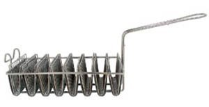 Onesource NEW, 8-Mold, Taco Shell Fry Basket, Tostada Shell Fr Basket, Deep-Fryer Basket