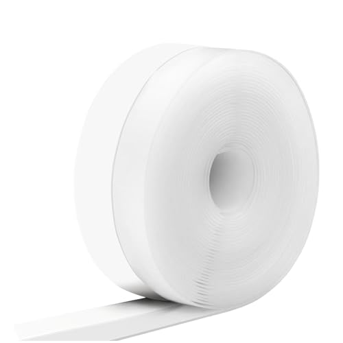 Ceboic Strisce di Guarnizione Autoadesive Trasparente, 10m x 25mm Guarnizione Inferiore Porta Finestra, Nastro Sigillante in Silicone, Paraspifferi Sottoporta Antipolvere Insonorizzante