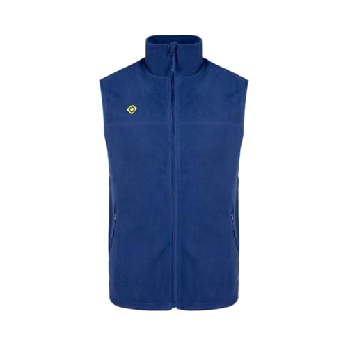 Izas - Chaleco de Forro Polar para Hombre - Chaqueta sin Mangas con Cuello Alto - Forro Polar de Invierno Ligero y de Secado Rápido - Ideal para Actividades al Aire Libre - Padru Vest Azul Real - L