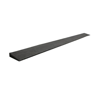 Bilaida 1'' Rise Solid Rubber Threshold Ramp, 1100 LBS Capacity, 39" Wide Non-Slip Wheelchair Ramp for Doorway Indoor or Outdoor, Bathroom, Garage and Supermarket Entrance, Cuttable(1 Inch Rise)