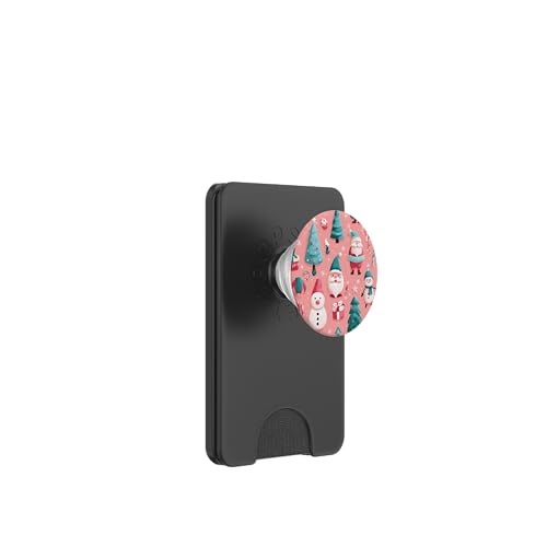 Black and Beige Polka Dots Classic Polkadots Simple Pattern PopSockets PopWallet para MagSafe