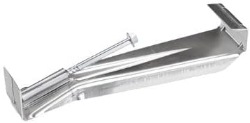 6” K Style Gutter Hangers Brackets with Screw - Premium 0.615 Gauge Aluminum, Without Clips (250-Pack)