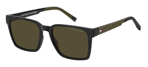 Tommy Hilfiger TH 2143/S BLACK GREEN/GREEN 55/19/145 men Sunglasses
