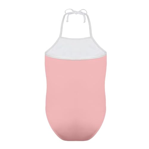 Image of Girls One Piece Swimsuit Summer Quick Dry Beach Sport Bathing Suit Halter Strap 1-10 Little Kids Toddler Swimwear
