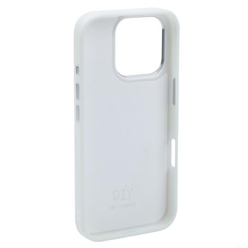 Coque de téléphone personnalisable avec écran NFC pour iPhone 16 Pro Max gris