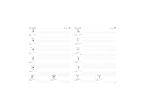 QUO VADIS - Lehrerkalender – 2025 – 2026 – Le Professeur – Wochenkalender horizontal – Französisch – Club Bleu – 12 Monate von Mitte Juli bis Mitte Juli – 21 x 27 cm