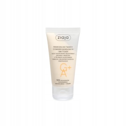 Ziaja masque facial acide glycolique GA+