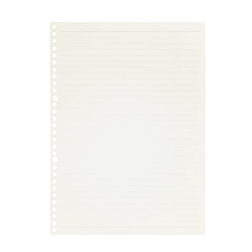 Image of Zelten Loose Leaf Punched Paper Refills Paper for 6 Hole Binder Personal Organizer Diary Notebook Refillable Planner (Lined,A4 /30 Hole)