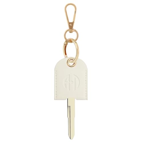 Image of Leather Keys Sleeve for Broken Car Key Loop Replacement, Keychain Cover Cute Protector and Holder for Men, Women