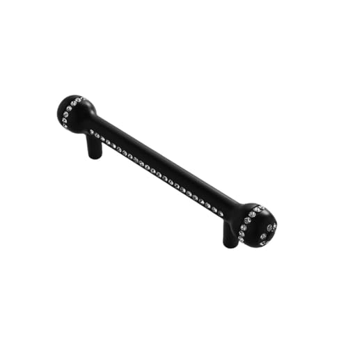 Quincaillerie de poignée de meuble bouton de tiroir commode cristal chrome 96mm