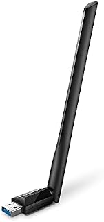 TP-Link USB WiFi Adapter for Desktop PC, AC1300Mbps USB 3.0 WiFi Dual Band Network Adapter with 2.4GHz/5GHz High Gain Antenna(Archer T3U Plus), MU-MIMO, Windows 11/10/8.1/8/7/XP, Mac OS 10.9-10.15
