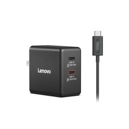 Lenovo Dual USB-C 65W GaN