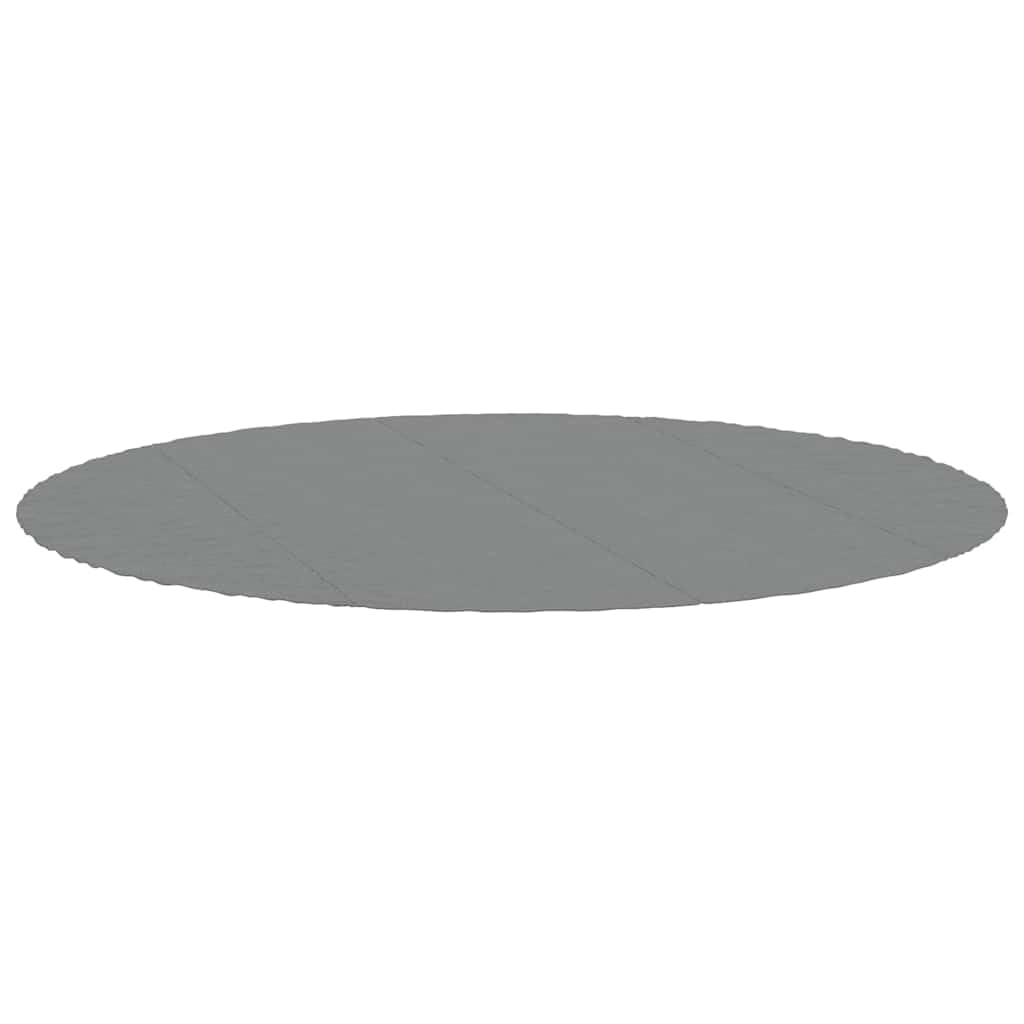 Telo per pavimento piscina grigio chiaro 458 cm poliestere geotessile