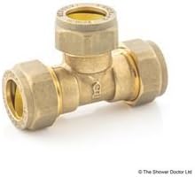 Compression Equal Tee - 15mm