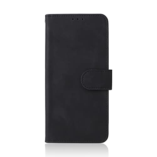 DESSEN Wallet Style Carcasa para Nokia X30 5G, Funda de Piel Sintética Agradable a La Piel con Soporte y Protección Completa contra Caídas Laterales. Negro