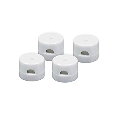 HALOTEC | Pack 4 Soporte de cable Presacable| Color Blanco | Prensacables fijación Para Pared o Techo | Fijación y Seguridad |Decoracion para cables eléctricos de lamparas