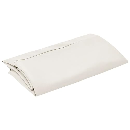 vidaXL Tela de Repuesto para Sombrilla Voladiza Dosel Lona Recambio Jardín Patio Terraza Balcón Parasol Refugio Impermeable Blanco Arena 350 cm