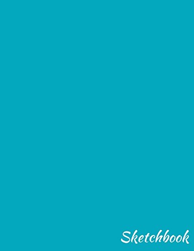 Sketchbook: 8.5 x 11 Large Sketch book, Baby Blue Cover, Blank Book for Drawing, Sketching, Doodling, Writing (Notebook, Journal) White Paper, 100 Unlined Blank Pages