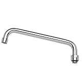 Krowne 19-222L Silver Series Replacement Spout, 10' Swing Spout, Double O-Ring Construction, 1.8 GPM Aerator Installed