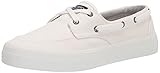 Sperry Women's Crest Boat Sneaker, White, 8.5 Medium