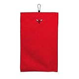 NORTHWEST Chicago Bulls NBA Team Logo Micro Fiber Tri-Fold Golf Towel 16 x 24 Inches