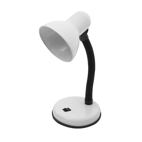 BEL AIR HOME - Lámpara de Escritorio ICARO Flexo LED Articulado | Ideal para Estudiar y Trabajar | Diseño Ergonómico Ajustable, Blanco, Metal