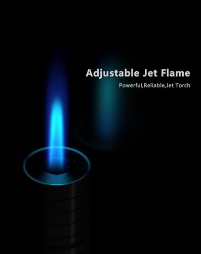 VVAY Long Reach Lighter, Jet Torch Lighter Gas Butane Refillable, Sold without Gas