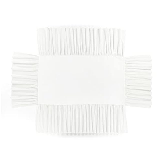 Lush Decor Ruffle Crib Skirt, 16 Drop, White