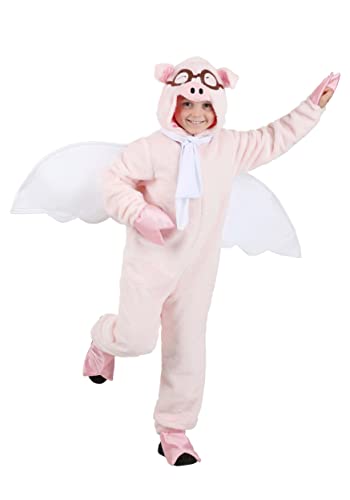 Disfraz de cerdito volador para niños