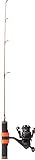 13 Fishing Heatwave Ice Combo 24' UL (Ultra Light), Ice Fishing Rod and Reel Combo, Sensitive Action for Panfish, Crappie, and Perch
