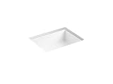KOHLER 37626-0 Verticyl® 16-1/2' rectangular undermount bathroom sink, White