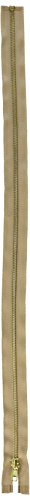 Coats Thread & Zippers F2522-155 Heavyweight Brass Separating Metal Zipper, 22", Dogwood