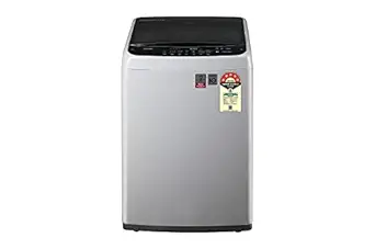 LG 7 kg 5 Star Smart Inverter Technology Fully Automatic Top Load Washing Machine (T70SPSF1ZA, Silver)