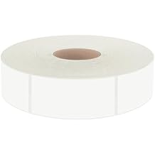 500 Removable Blank Food Labels, Water/Oil/Tear Resistant with Perforation Line for Freezer Food Containers Jars Pantry Organization Each Measures 1 x 2