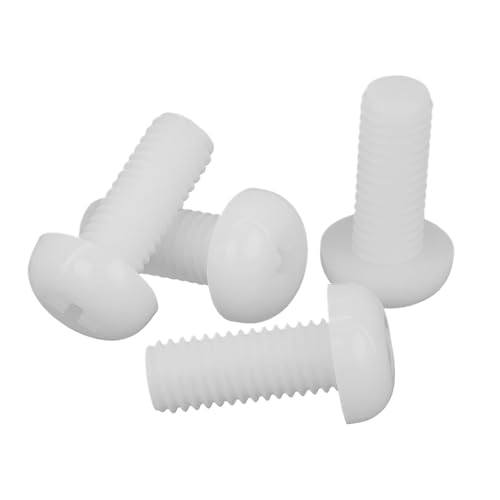 M2 M2.5 M3 M4 M5 M6 M8   iC vX`bN Ȃד \ ۃlW [g??˂ {g(White Nylon Screw,M2.5X15(55pcs))
