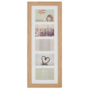 Deenz White Oxford Multi-Aperture Family Rules Collage Frame 26X65cm