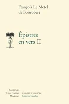 Paperback Epistres En Vers [French] Book