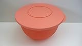 tupperware junge welle schüssel 7 5 l  Tupperware Junge Welle lachs orange 2,5 Liter Schüssel mit Deckel