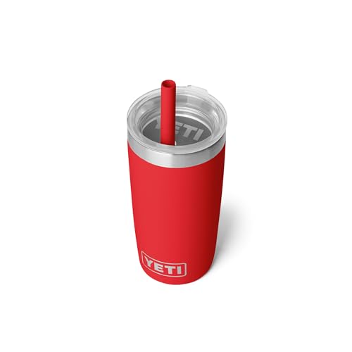 Image of YETI Rambler Jr. 10 Oz Tumbler with Silicone Straw Lid