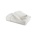 Caleffi Stripe Asciugamano con Ospite, Cotone , Panna, Standard, 73856