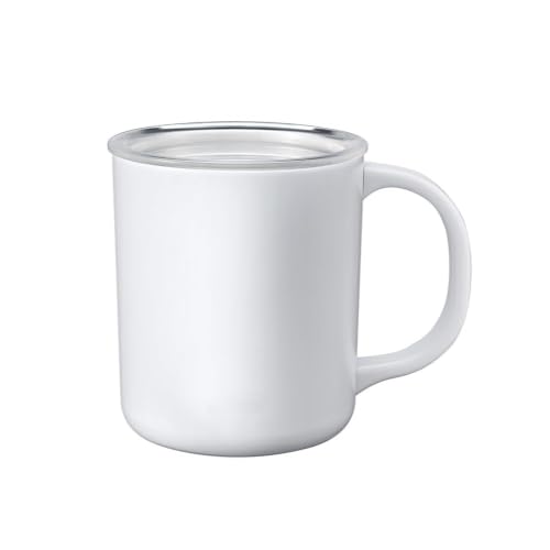 �Z���~�b�N�R�[�e�B���O �^���d�ۉ��}�O �z���C�g 350ml �t�^�t�� CMG-350-W