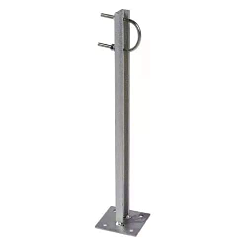 Support mât en U à visser 500mm pour éviter le basculement