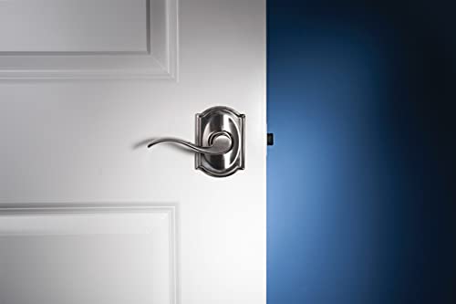 Image of SCHLAGE FE285 622 Acc CAM RH Lower Half Handleset, Camelot Interior Trim, Matte Black