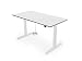 Produktbild Yaasa Desk Basic Elektrisch Höhenverstellbarer Schreibtisch, 135x70cm, Silberweiß, Stufenlos Verstellbar mit Kollisionssensor