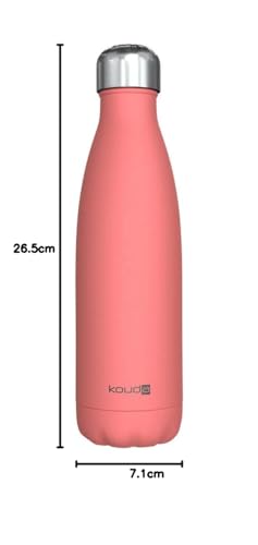 Garrafa Térmica Kouda 500ml Coral - Grey