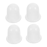 OHPHCALL 4pcs Silicone Cupping for Massage Therapy Portable Manual Suction Cups for Back Neck Relaxation Durable Transparent Material for Soothing Vacuum Massage