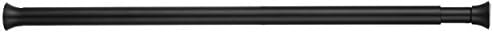 Amazon Basics Shower Curtain Tension Rod - 61 cm  91.4 cm, Black