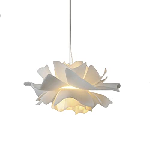 Suspension E27 nordique créative blanche pour une diffusion lumineuse optimale en cuisine